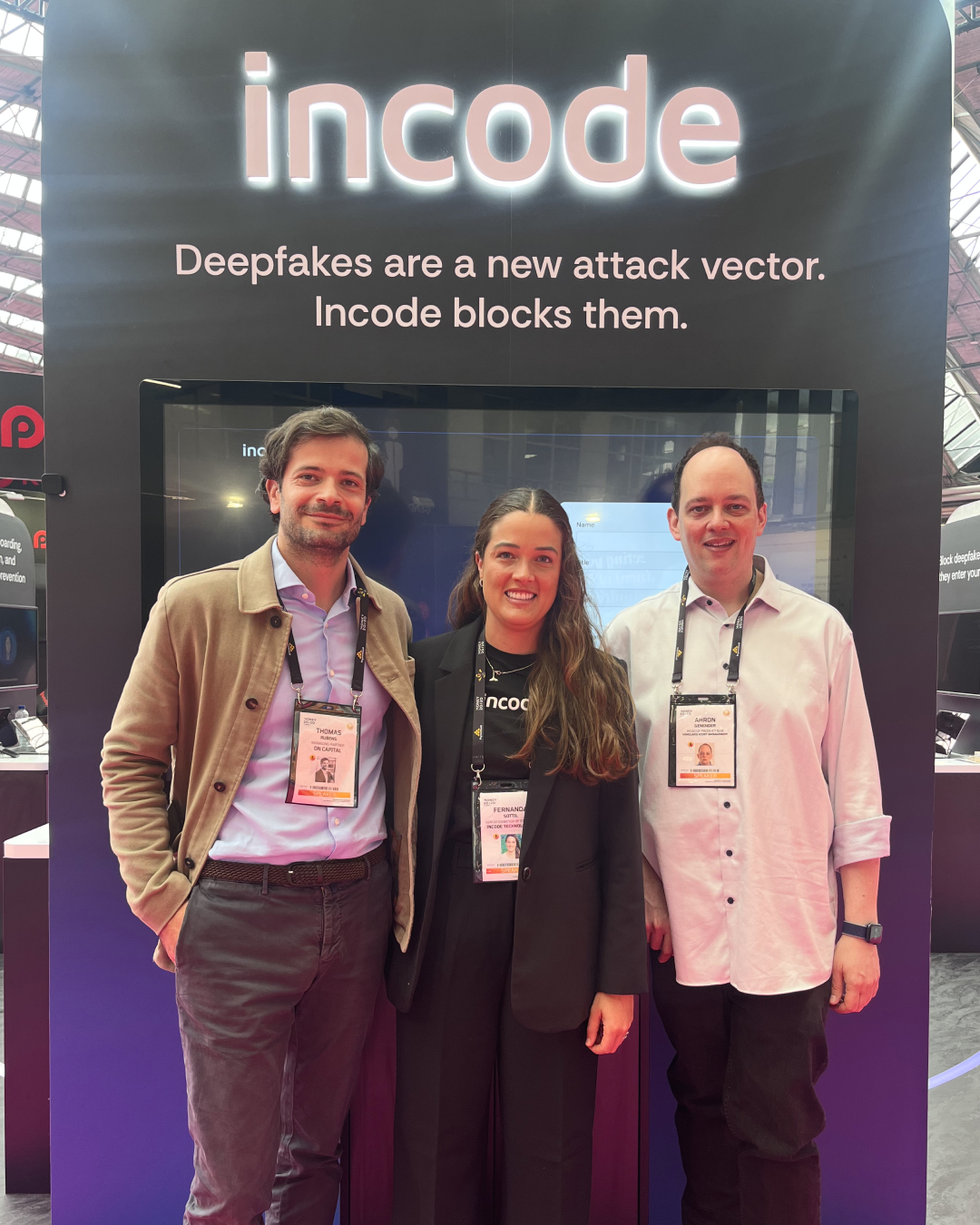 Thomas Rubens, Fernanda Sottil and Ahron Geminder on the Money 20/20 Europe Stage, 2026