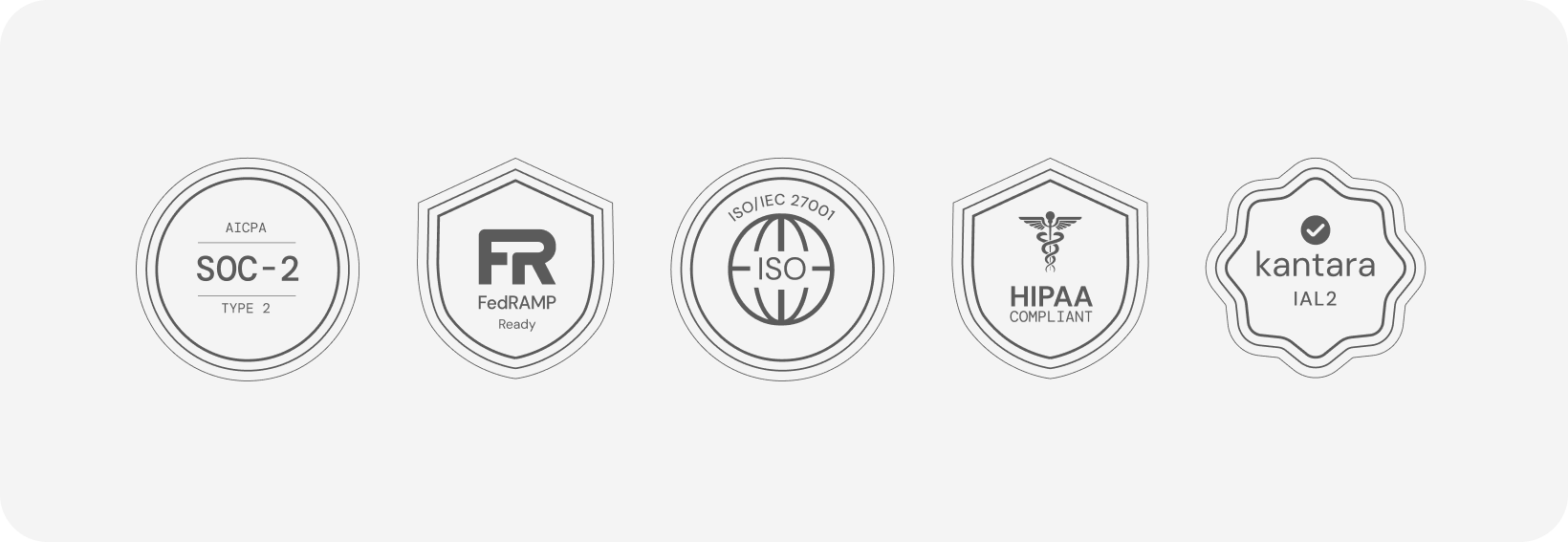 Badges from Incode’s third-party privacy certifications.