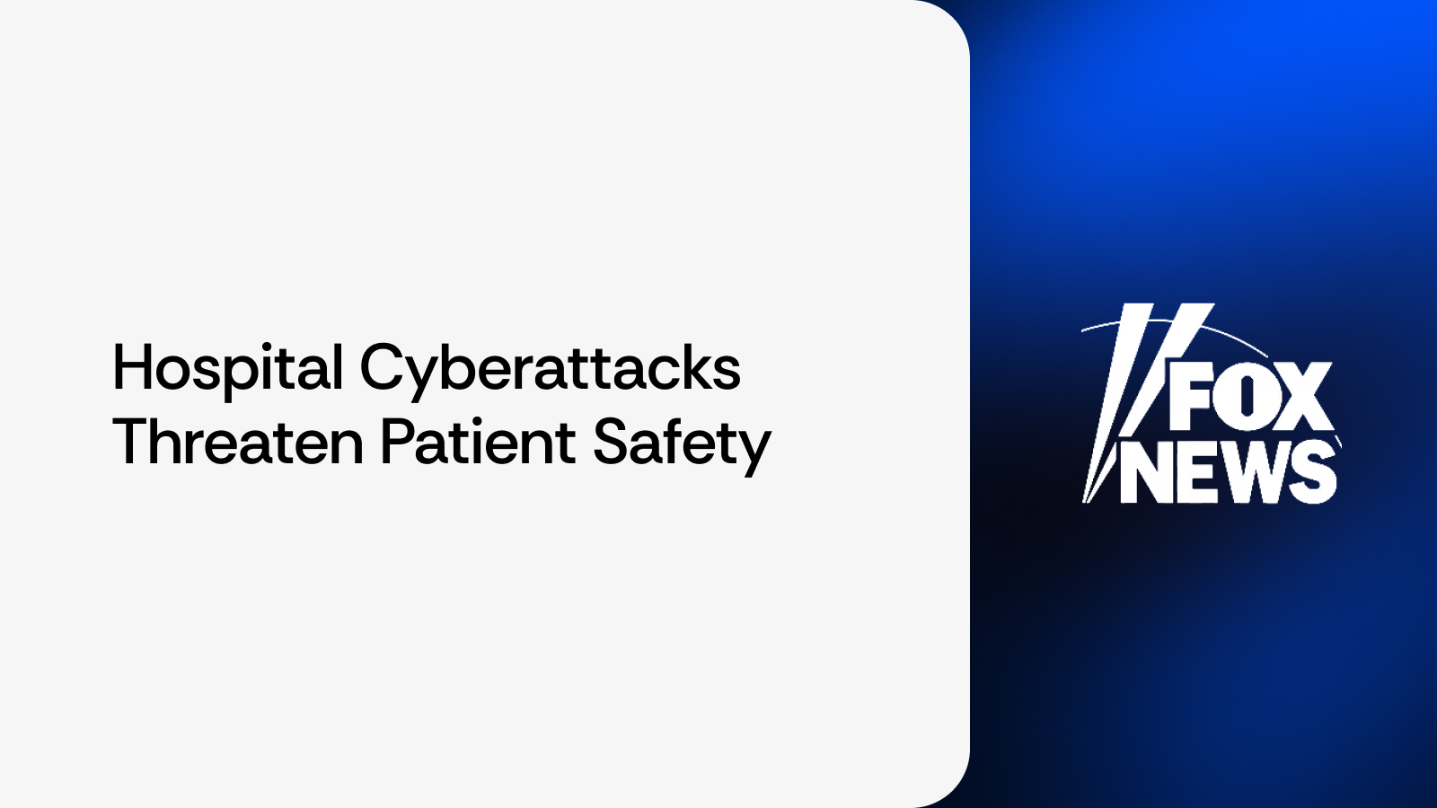 Hospital cyberattacks threaten patient safety