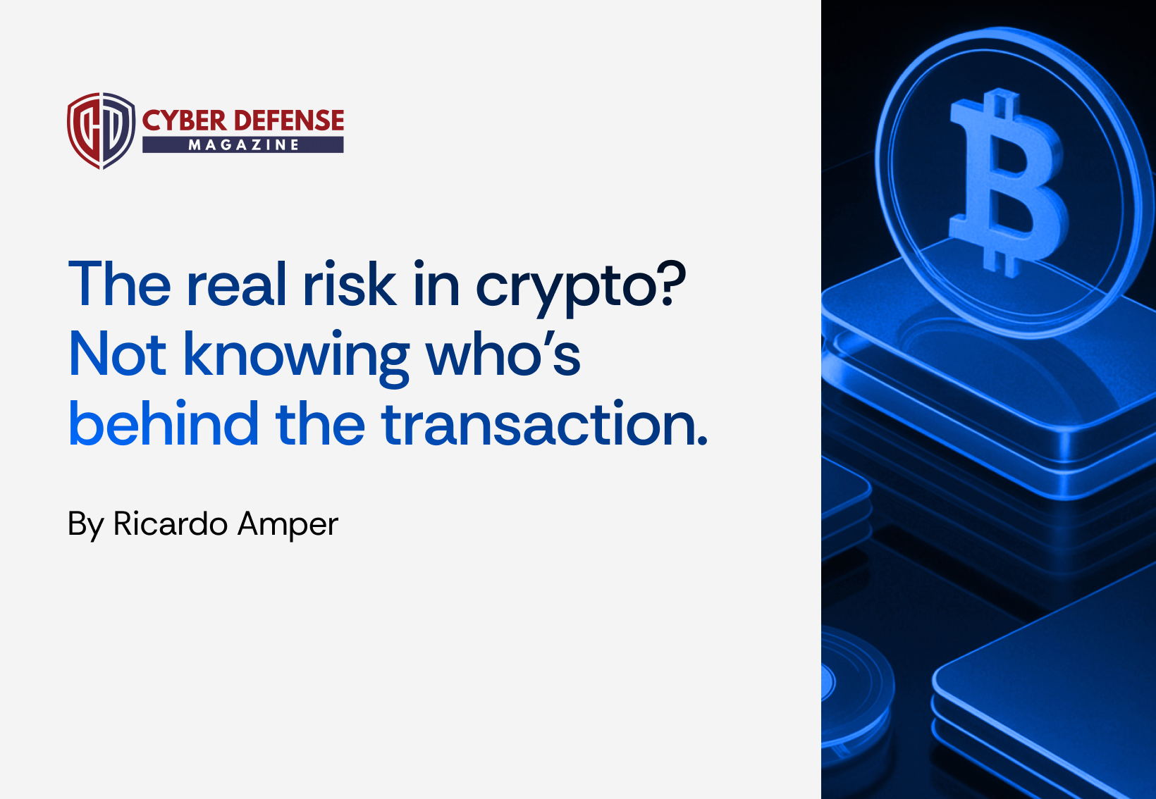 Ricardo Amper on Crypto’s Real Risk: Not Knowing Who to Trust