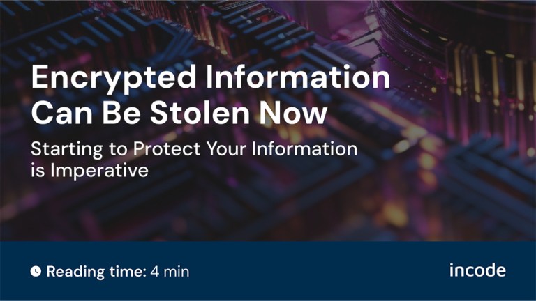 Encryption information can be stolen