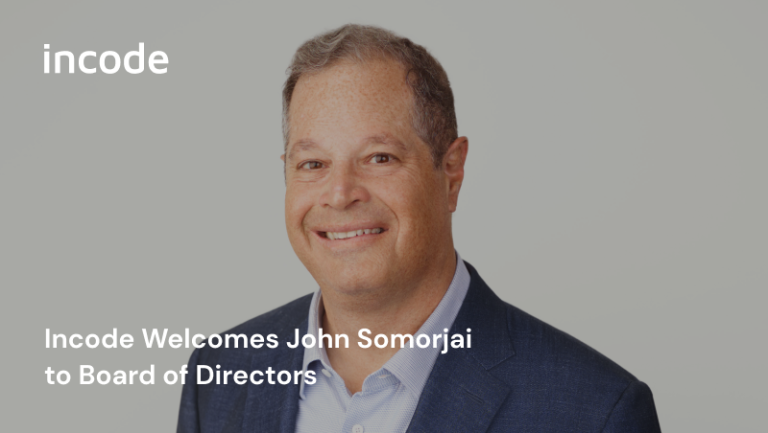 Incode Welcomes John Somorjai to Board of Directors