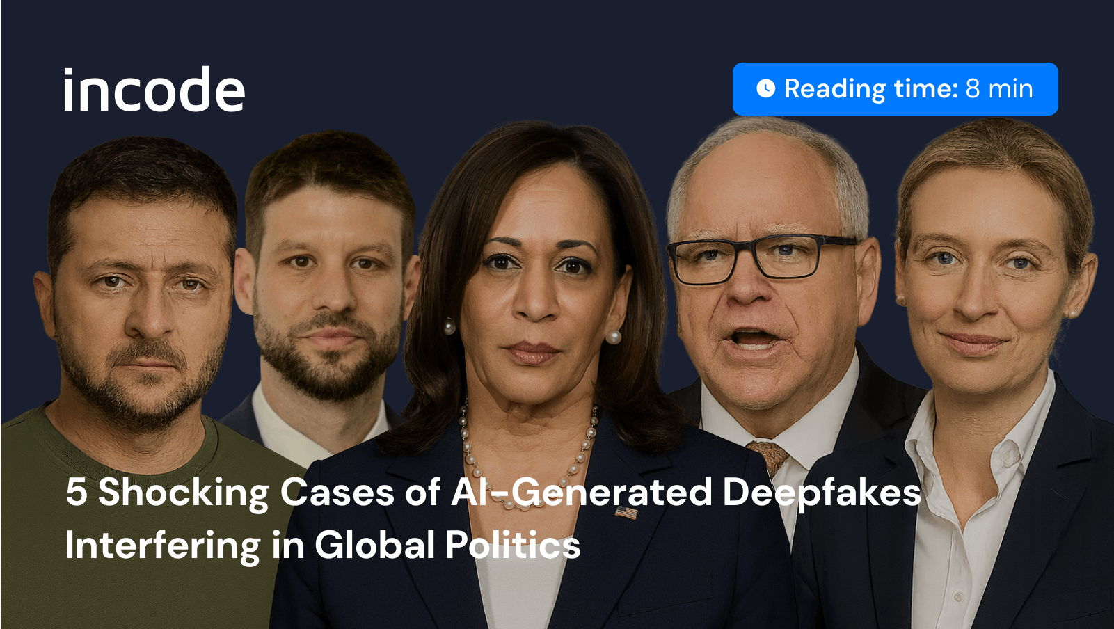Deepfakes have been used to interfere in politics and influence public opinion during elections and sway voters