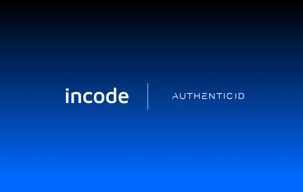 Logos of incode and Authentic ID